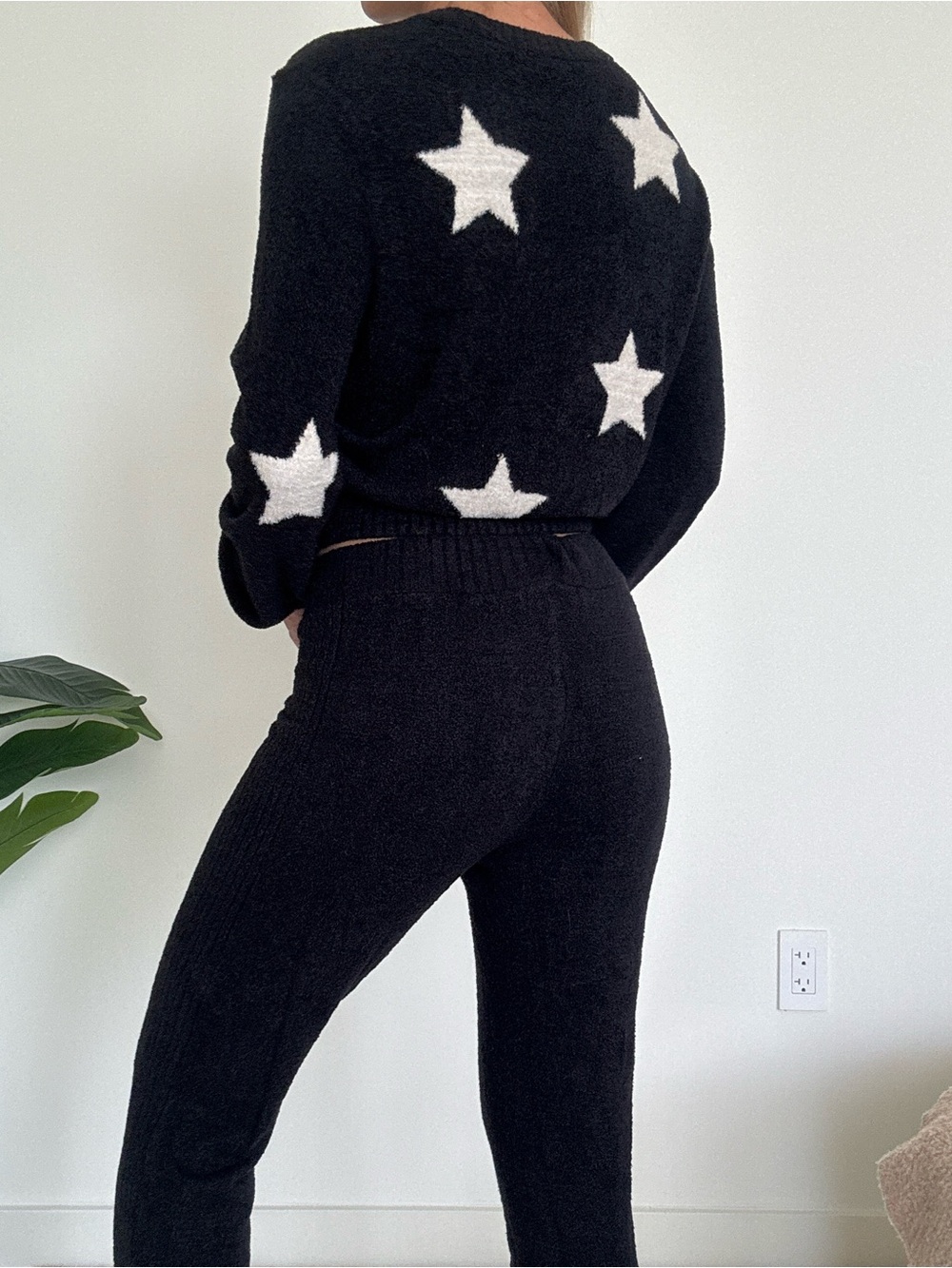 Spiritual Gangster Cozy Star Knit Jogger Set - Picture 5 of 5